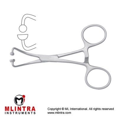 Towel Clamp For Paper Clothes Stainless Steel, 11.5 cm - 4 1/2"